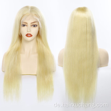 Großhandel menschliche Spitzenperücken gerade Spitze vordere Perücken 16 Zoll Spitzenfront Human Hair Händler 150% Dichte Deep Wave 613 Perücken 360